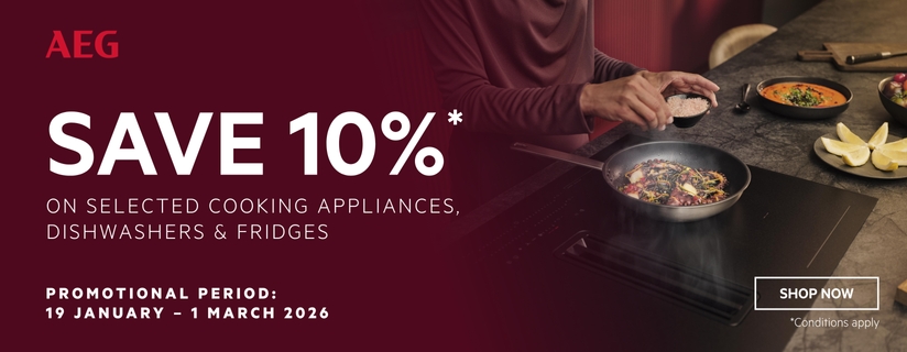 Save 10% Off Selected AEG Kitchen Appliances