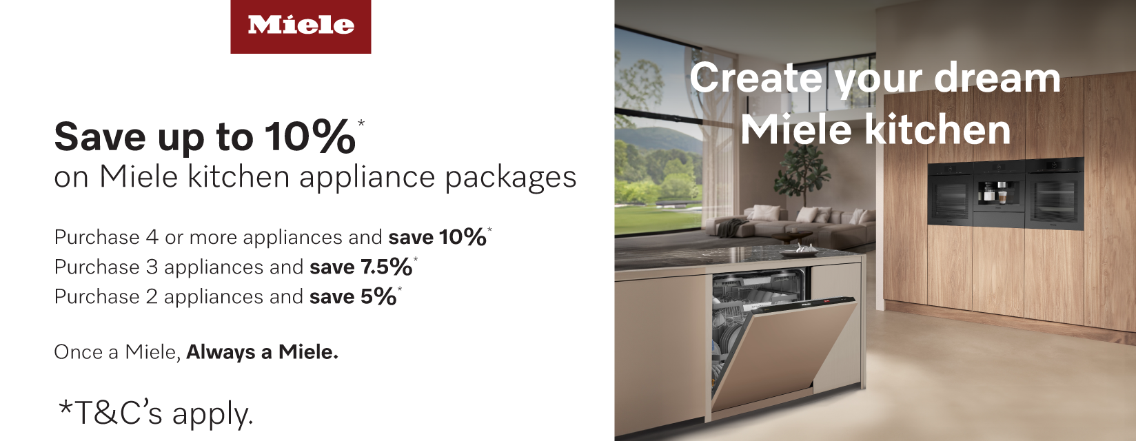 Save Up To 10% On Miele Kitchen Appliance Packages