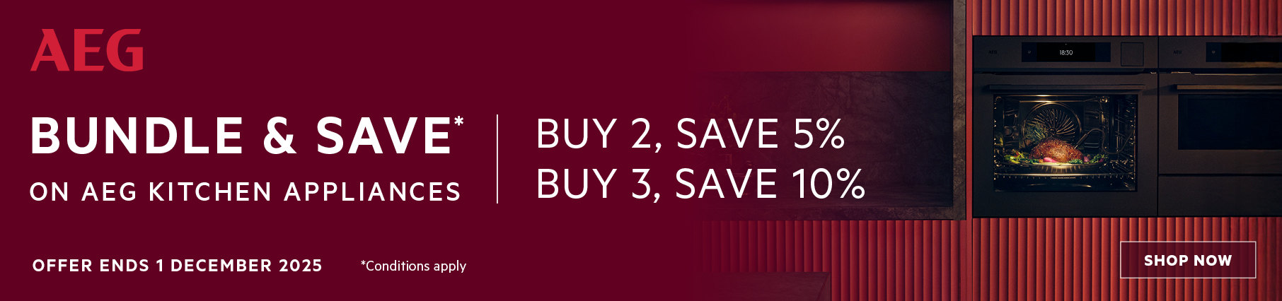 Save 10% On Selected AEG Kitchen Packages