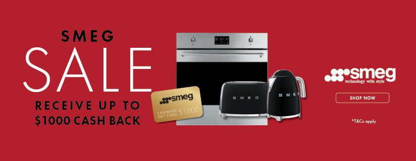 Receive Up To $1,000 Cashback On SMEG Appliances