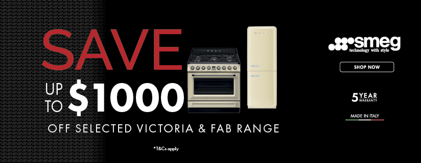 Save Up To $1000 On Select Smeg Victoria & FAB Ranges