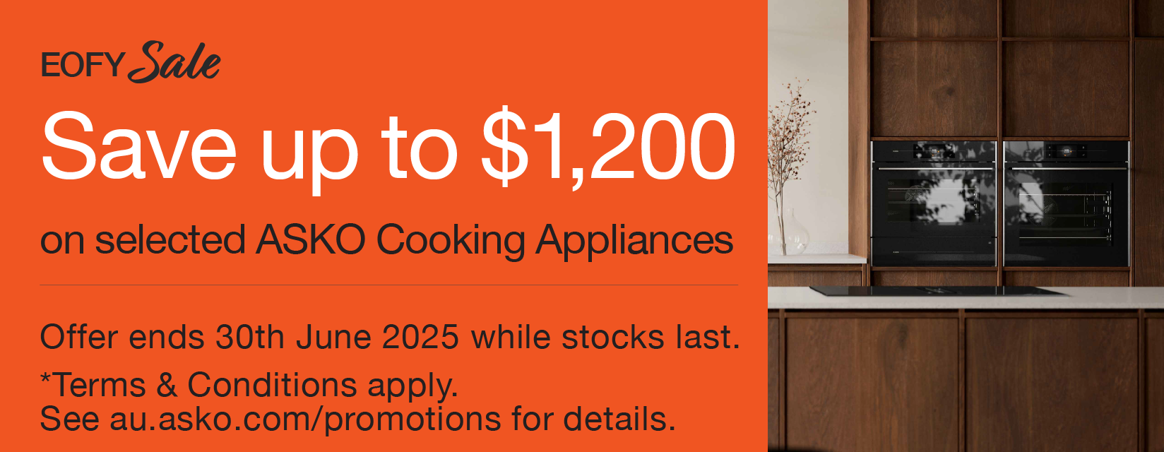 Save Up To $1,200 On Selected ASKO Cooking Appliances