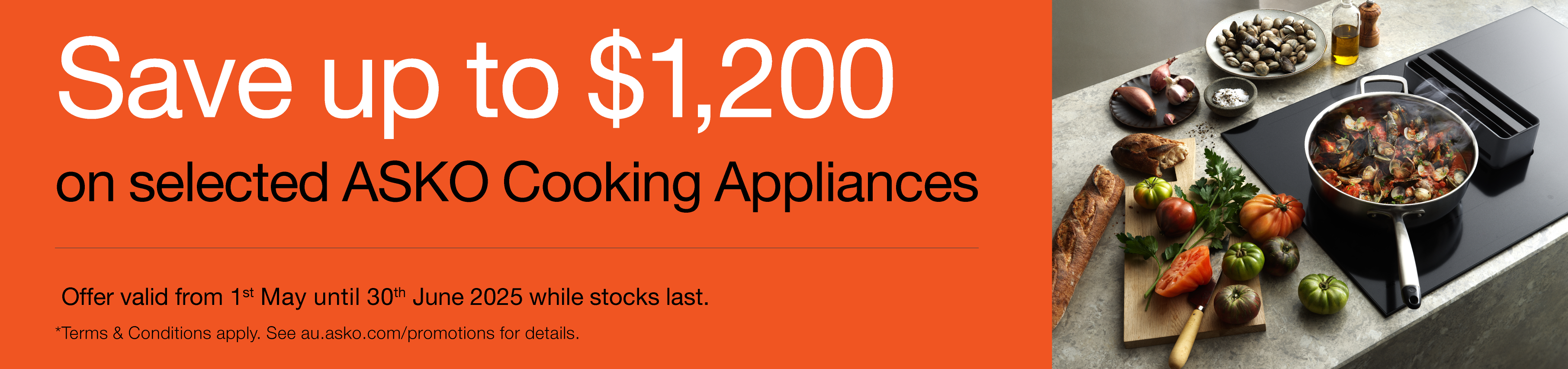 Save Up To $1200 On Selected ASKO Cooking Appliances
