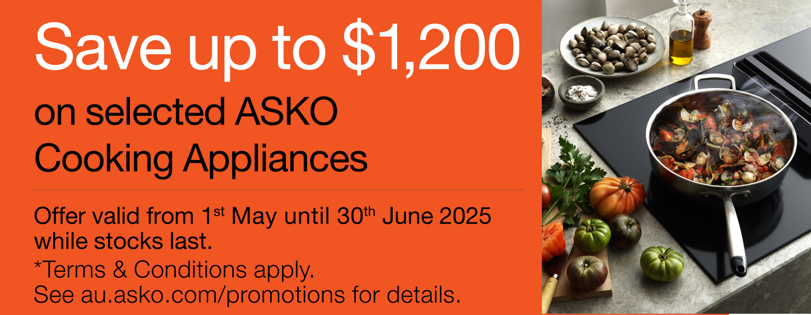 Save Up To $1200 On Selected ASKO Cooking Appliances