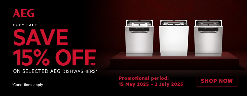 Save 15% On Selected AEG Dishwashers