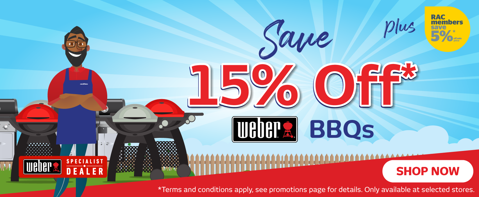 Save Up To 15% Off Weber BBQs at Retravision