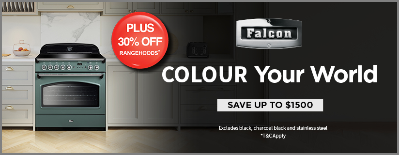 Save Up To $1500* On Eligible Falcon Coloured Cookers