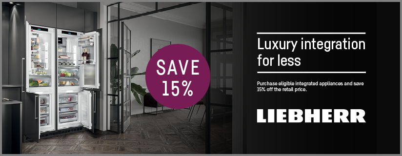 15% Off Eligible Liebherr Integrated Appliances