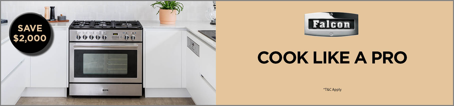 Save $2,000 on Falcon Professional FX FXP Series Cookers