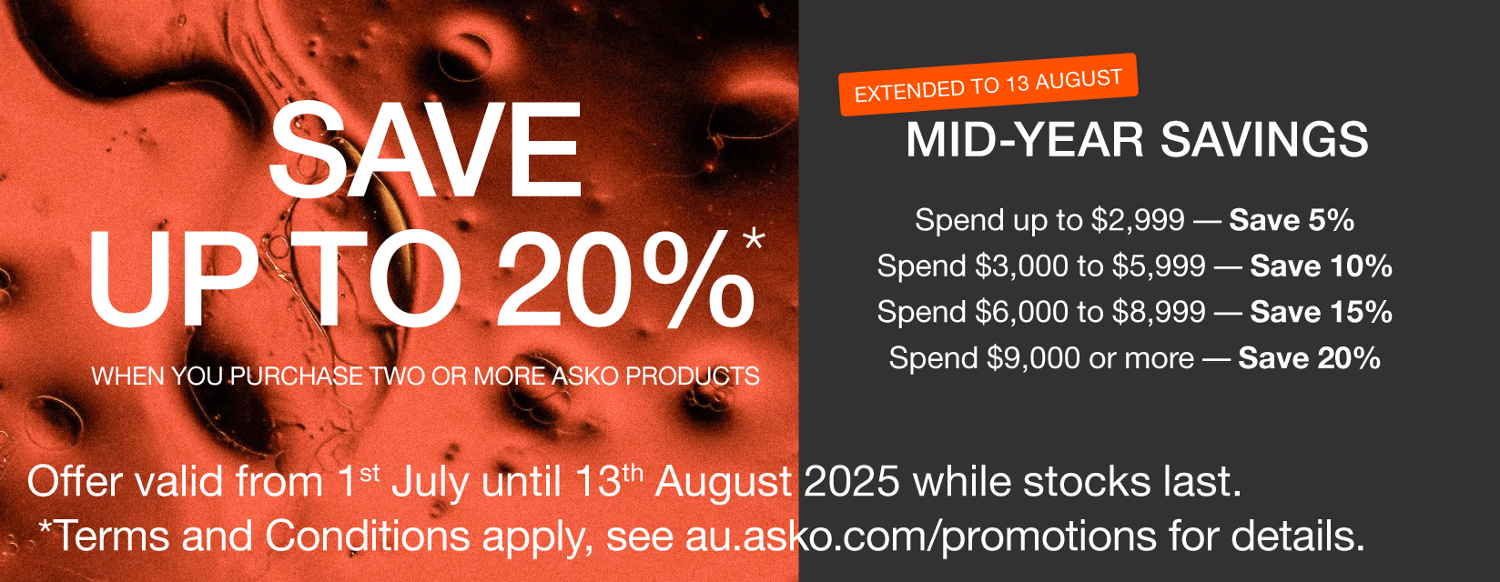 Save Up To 20% On ASKO Packages