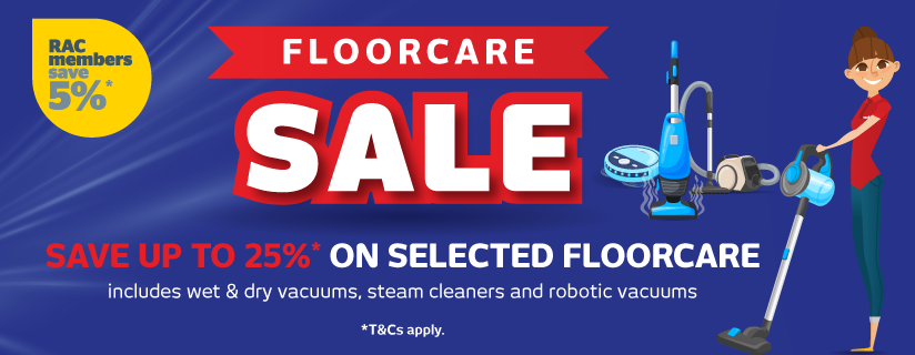 Save Up To 25%* On Selected Floorcare at Retravision