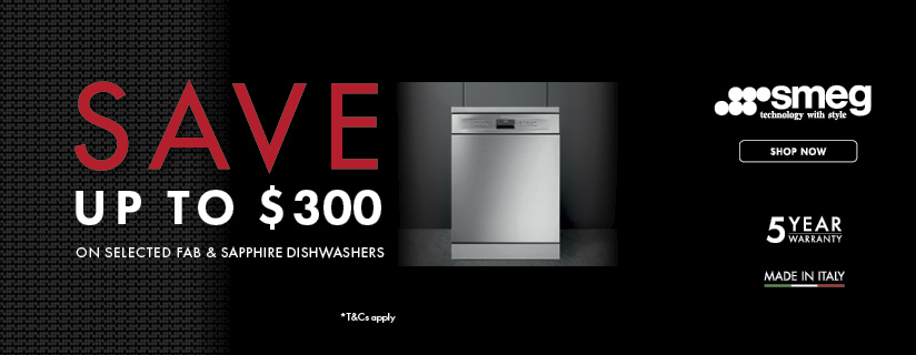 Save Up To $300 On Select SMEG Dishwashers