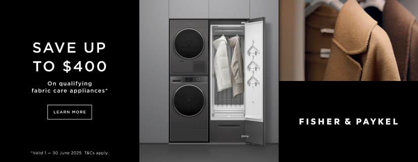 Save Up To $400 On Selected Fisher & Paykel Fabric Care Appliances