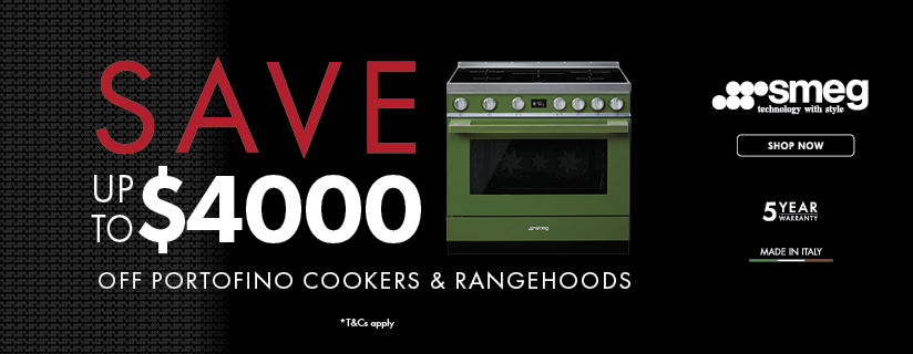 Save Up To $4000 On Selected Smeg Portofino Freestanding Cookers & Rangehoods