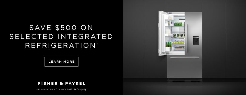 Save $500 On Selected Integrated French Door Refrigerators