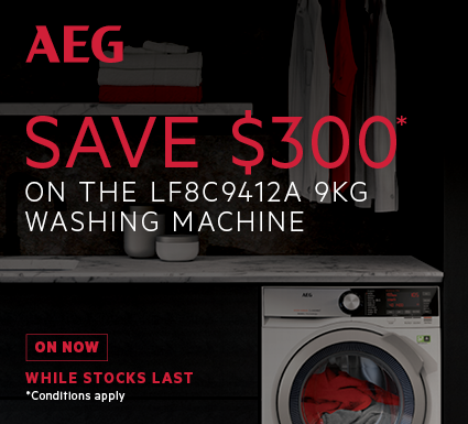 Save $300 on AEG 9KG Front Load Washing Machine