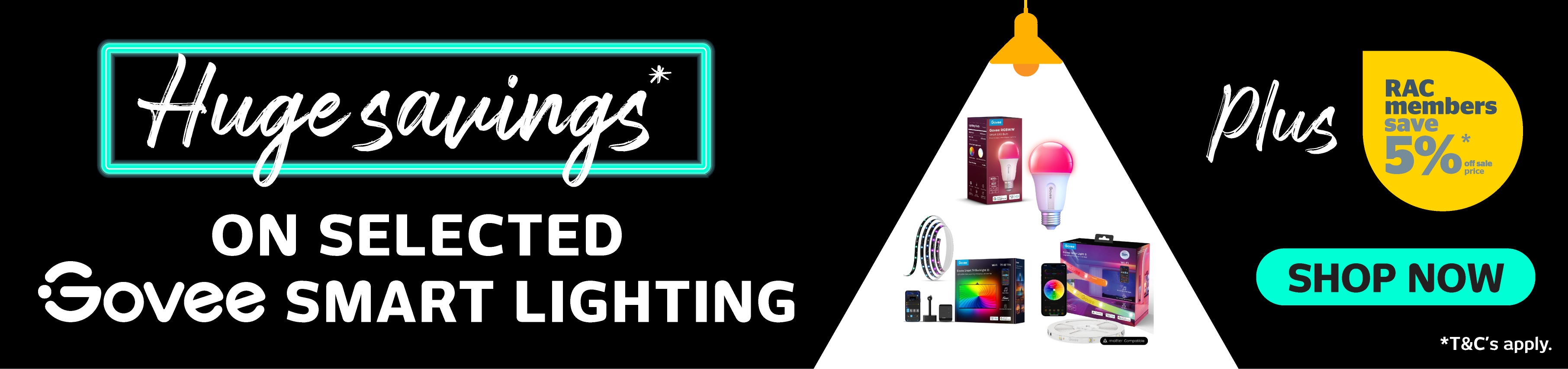 Huge Savings On Selected Govee Smart Lighting