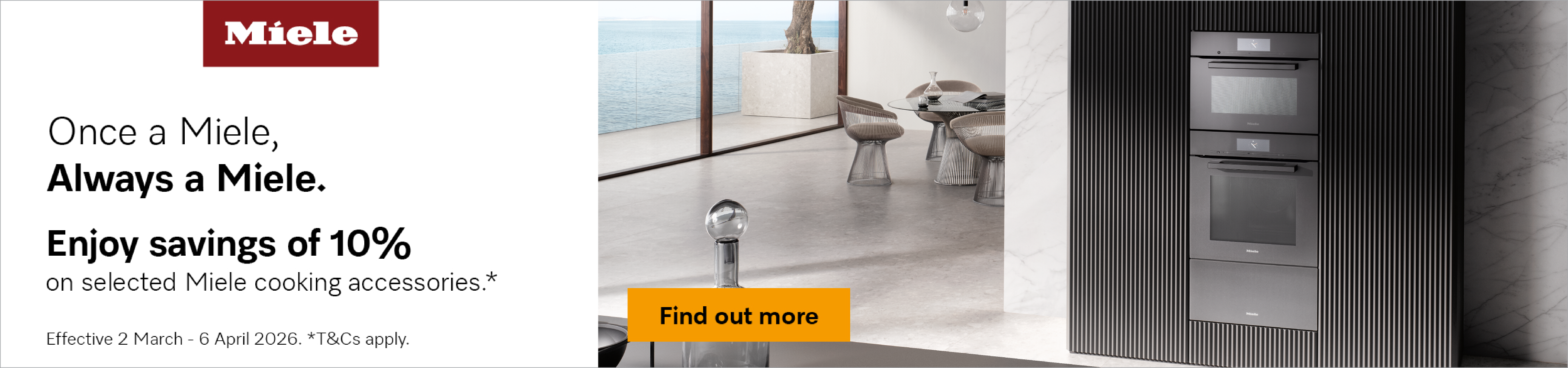 Save 10% On Selected Miele Cooking Accessories