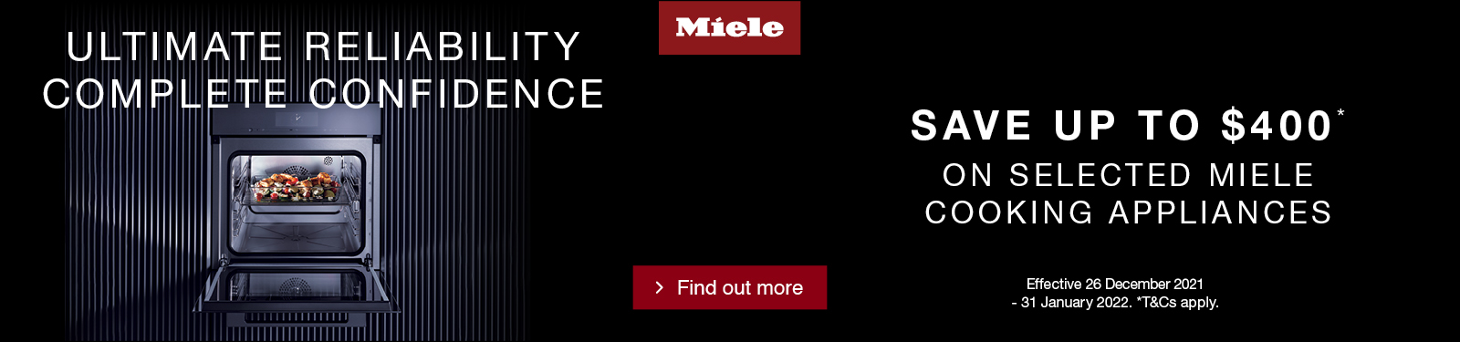 Save Up To $400 On Miele Cooking