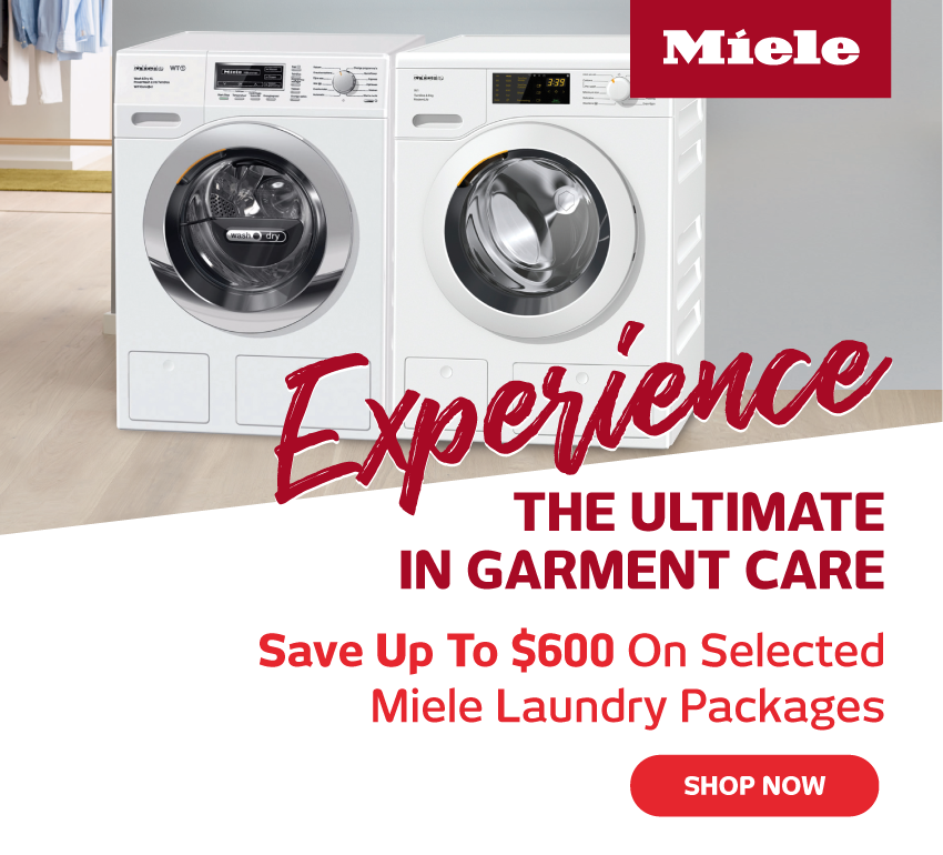 Save Up To $600 On Selected Miele Laundry Packages