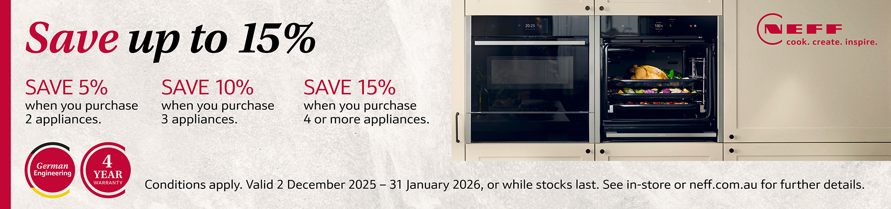 Save Up To 15% On Neff Appliance Packages