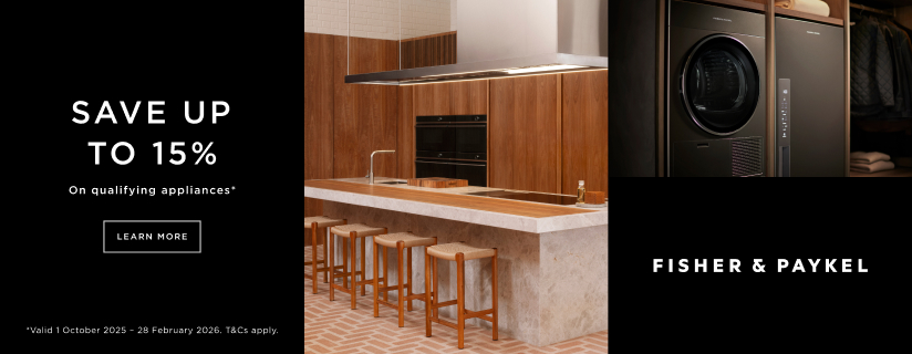 Save Up To 15% On Selected Fisher & Paykel Appliance Packages