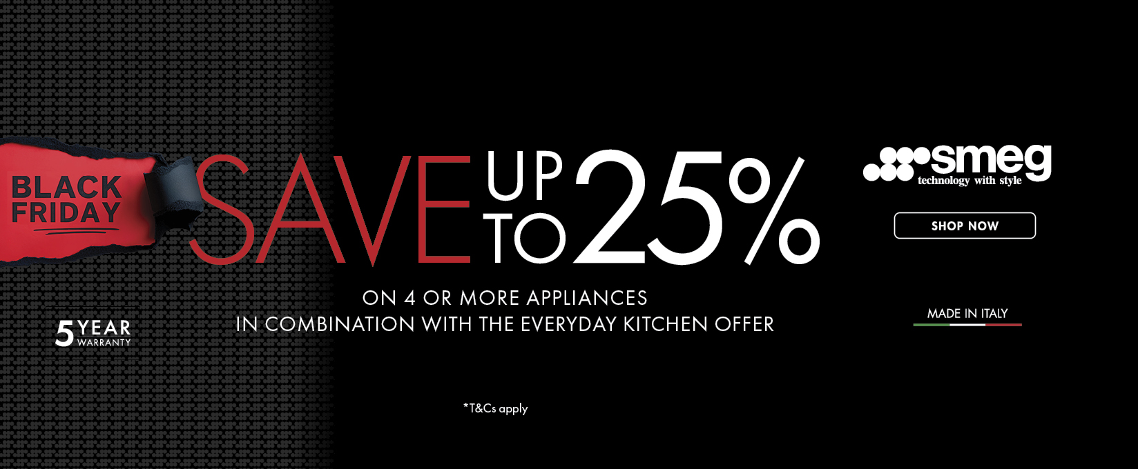 Save Up To 25% Across Selected Smeg Appliances at Retravision
