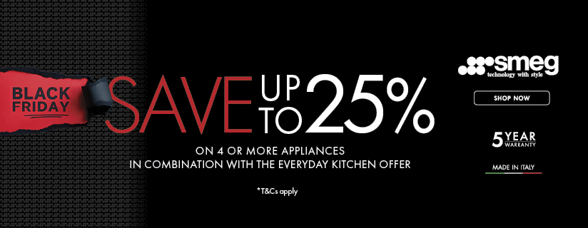 Save Up To 25% Across Selected Smeg Appliances