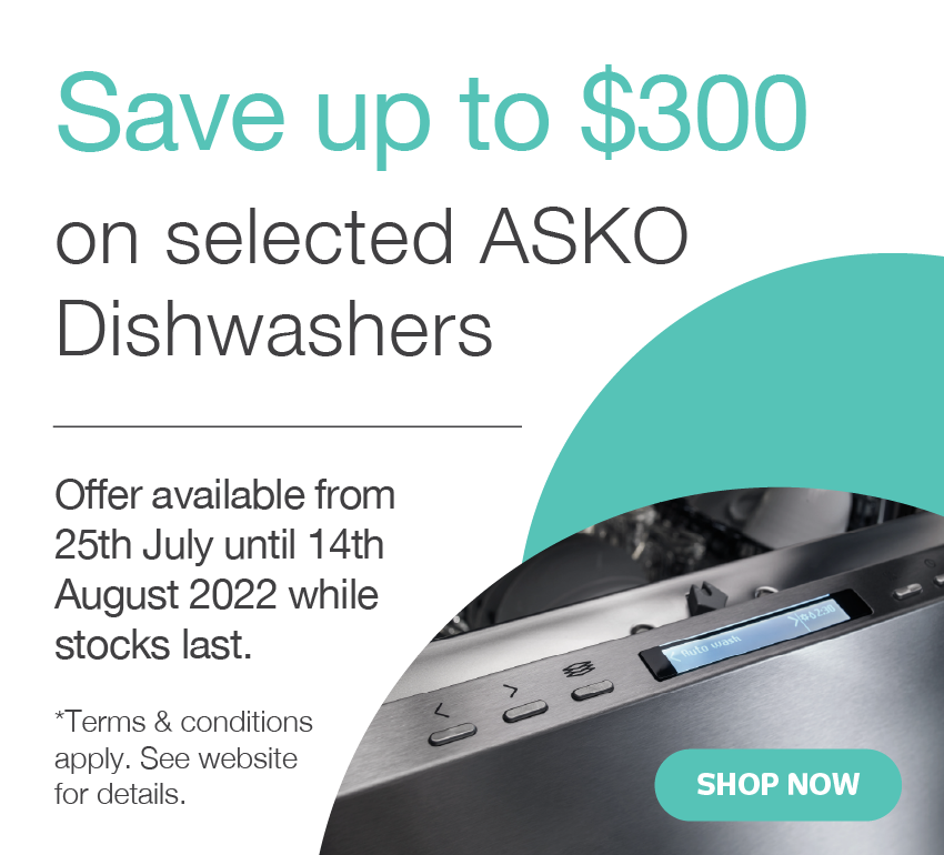 Save Up To $300 On Selected ASKO Dishwashers