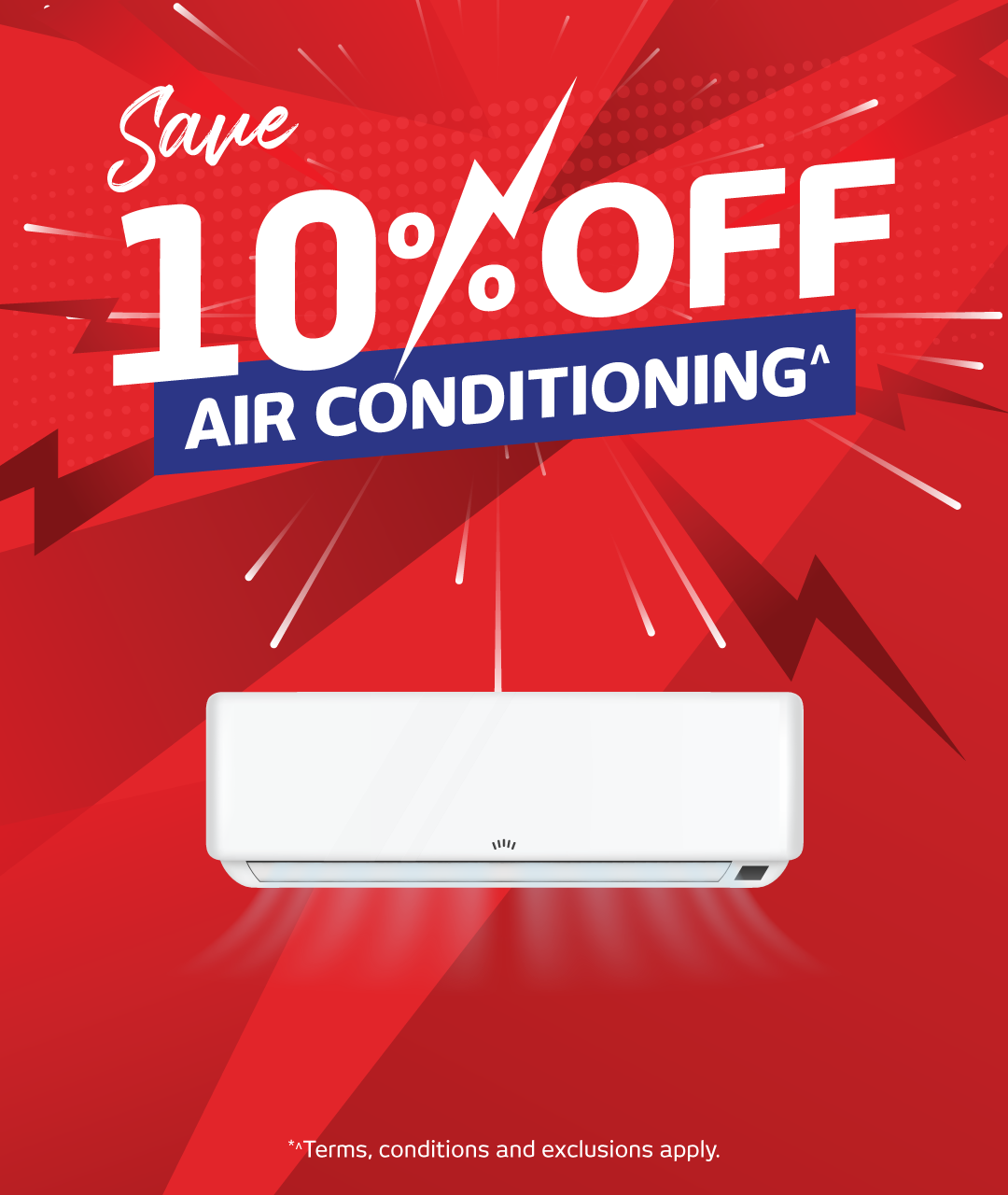 Save 10% Off Air Conditioning