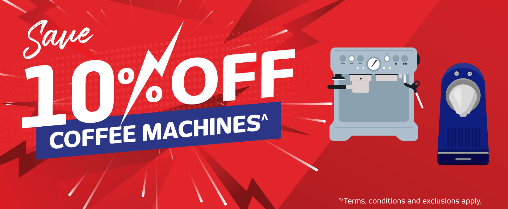 Save 10% Off Coffee Machines at Retravision