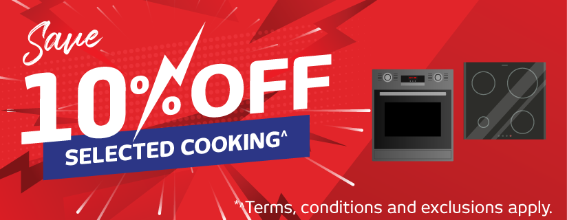 Save 10% Off Selected Cooking at Retravision