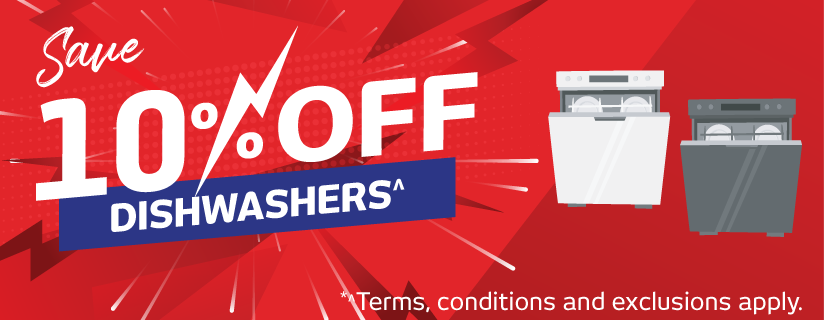 Save 10% Off Dishwashers at Retravision