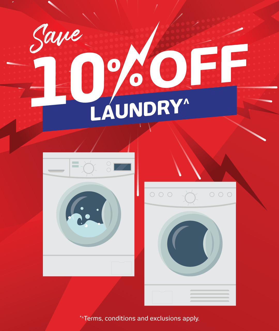Save 10% Off Laundry