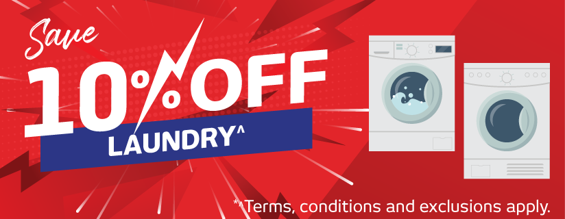 Save 10% Off Laundry at Retravision