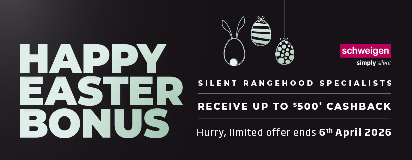 Receive Up To $500 Cashback On Selected Schweigen Appliances