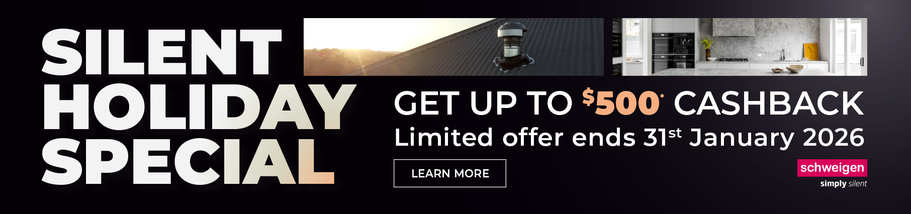 Up To $500 With Eligible Schweigen Rangehoods