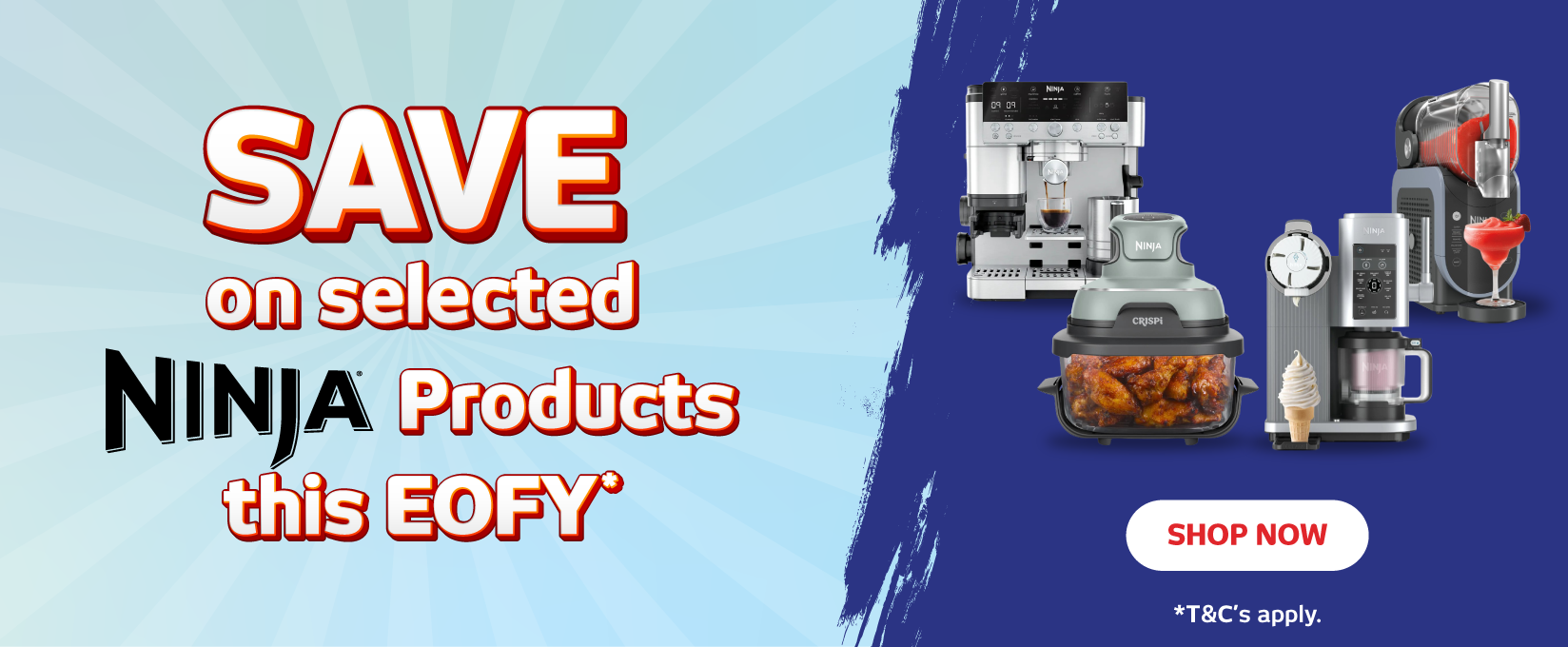 Save on Selected Ninja Products this EOFY at Retravision