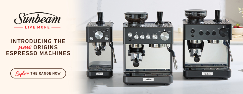 New Sunbeam Origins Espresso Machine at Retravision