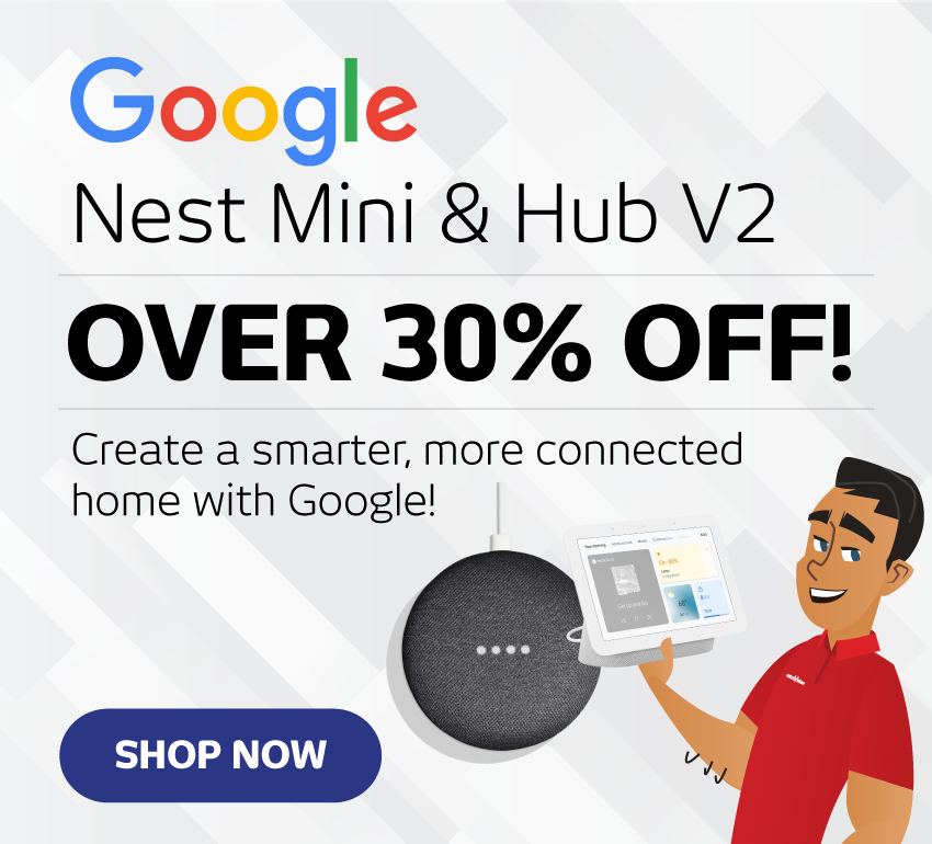 Over 30% Off Google Nest Mini & Hub V2