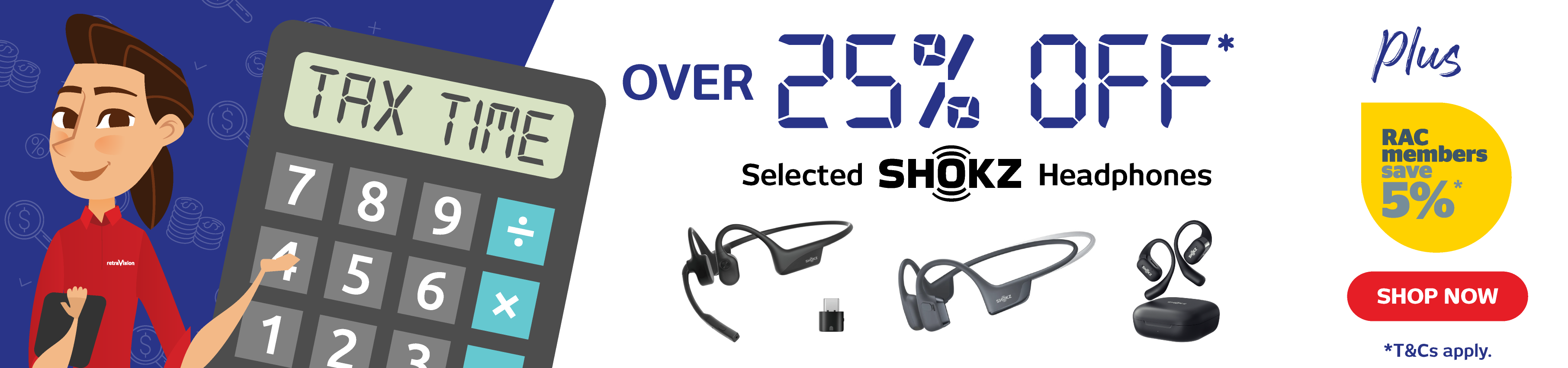 Tax Time Deals: Over 25% Off Selected Shokz Headphones