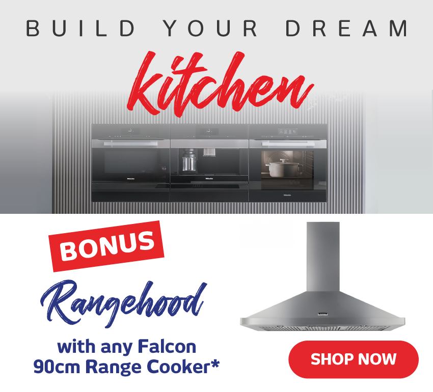 Top End Kitchen Catalogue - Bonus Rangehood with any Falcon 90cm Range Cooker*