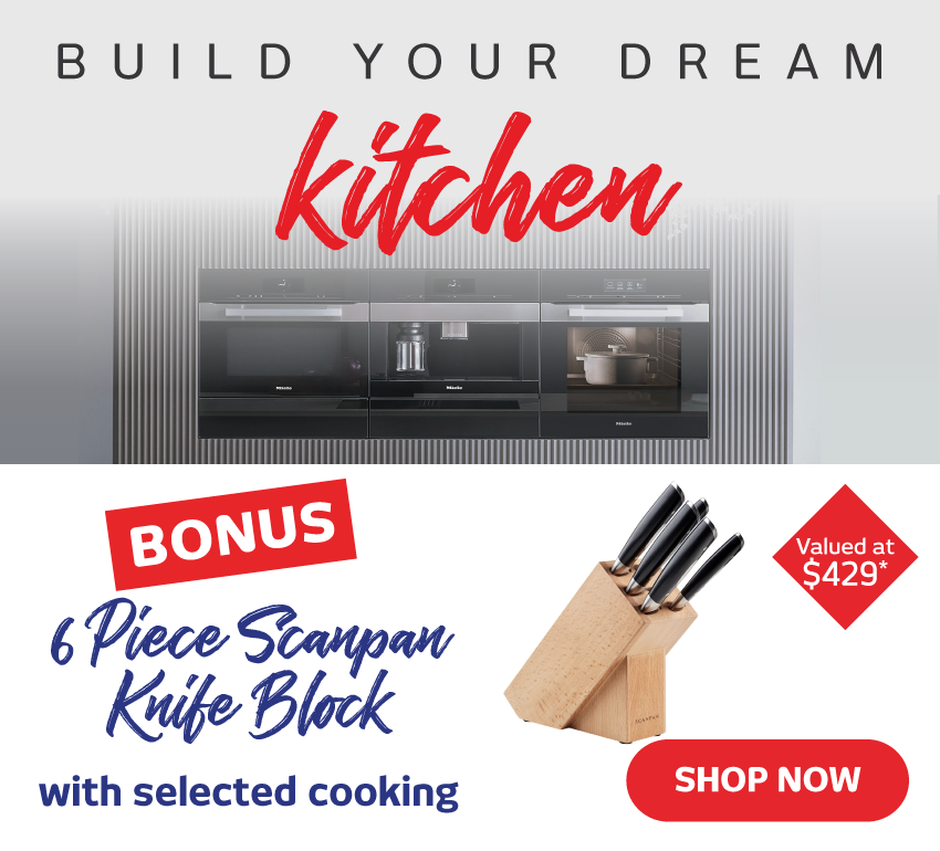 Top End Kitchen Catalogue - Bonus 6 Piece ScanPan Knife Block