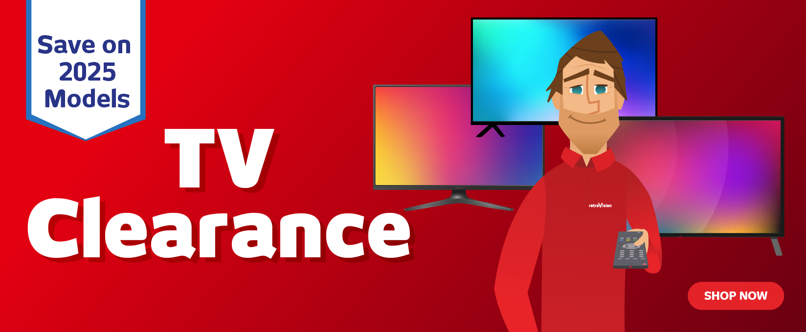 2025 TV Clearance at Retravision