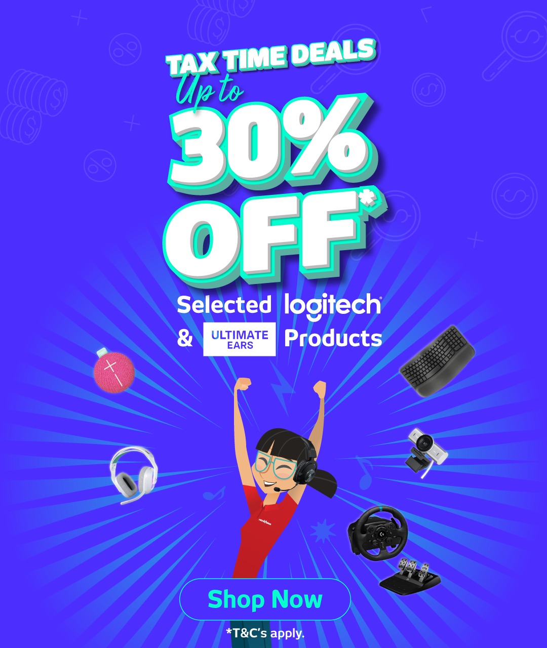 Up To 30% Off Selected Logitech ​& UE ​P​roducts