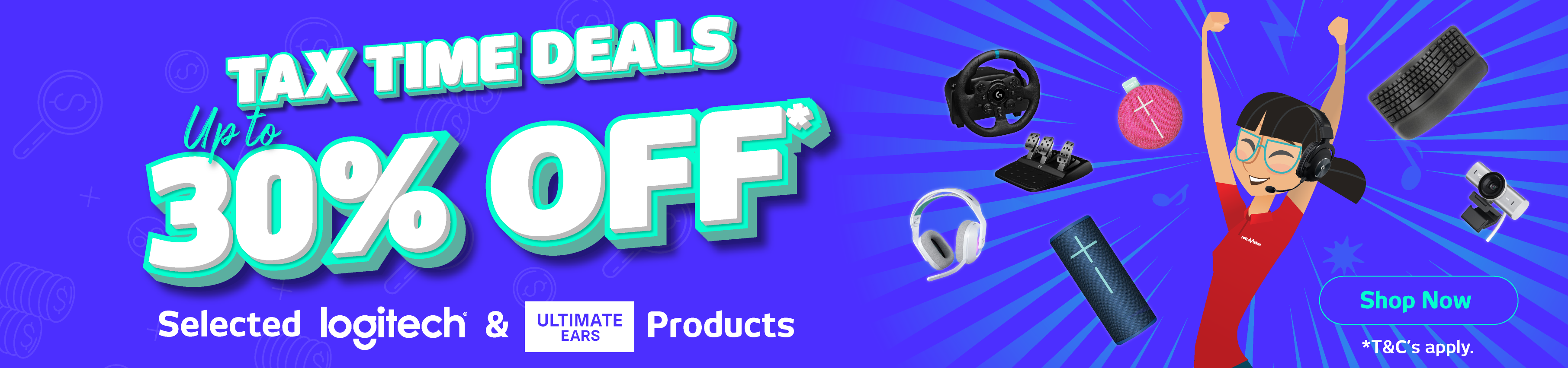 Up To 30% Off Selected Logitech ​& UE ​P​roducts