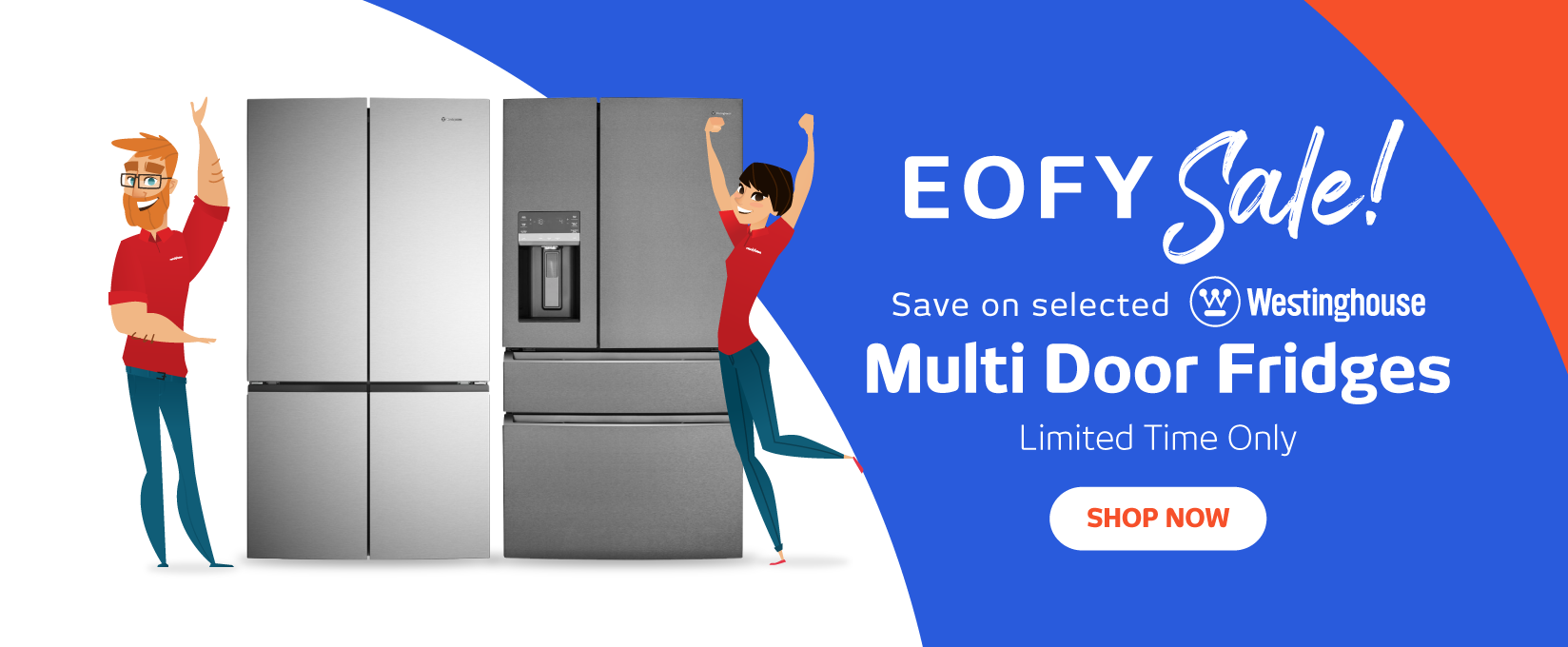 Save On Westinghouse Multi Door Fridges at Retravision