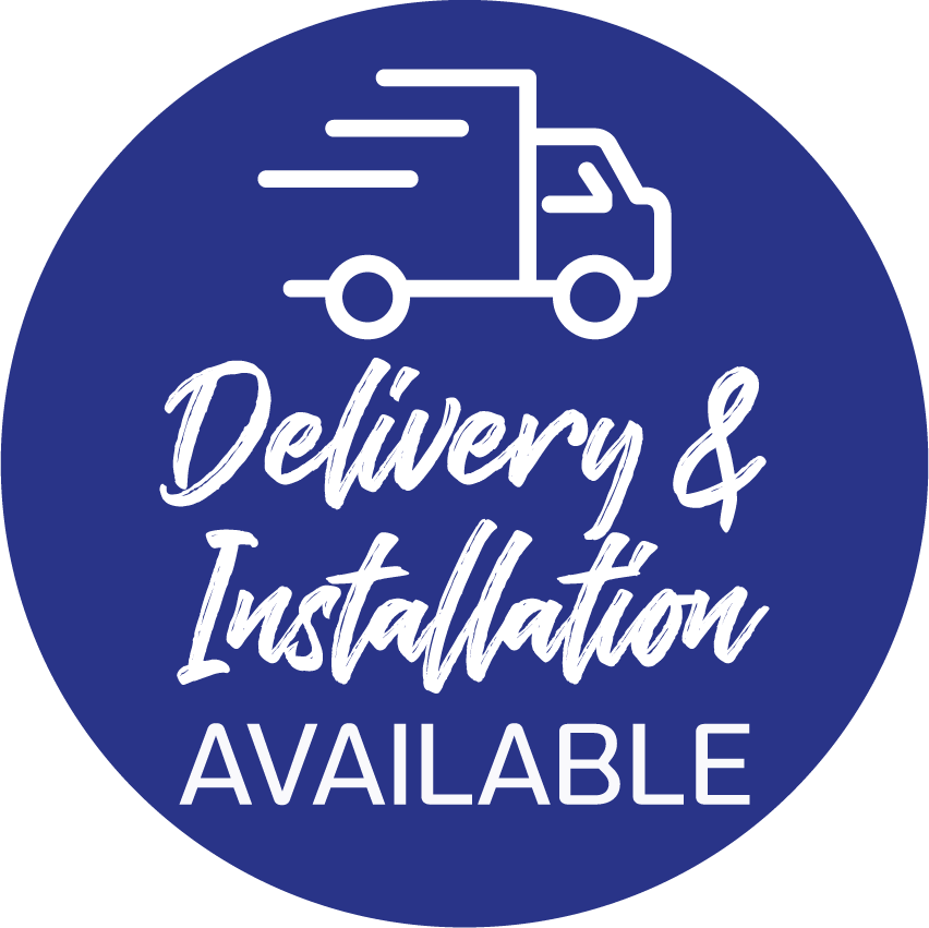 Delivery and installation available