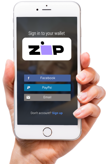 Sign in to your wallet on your phone