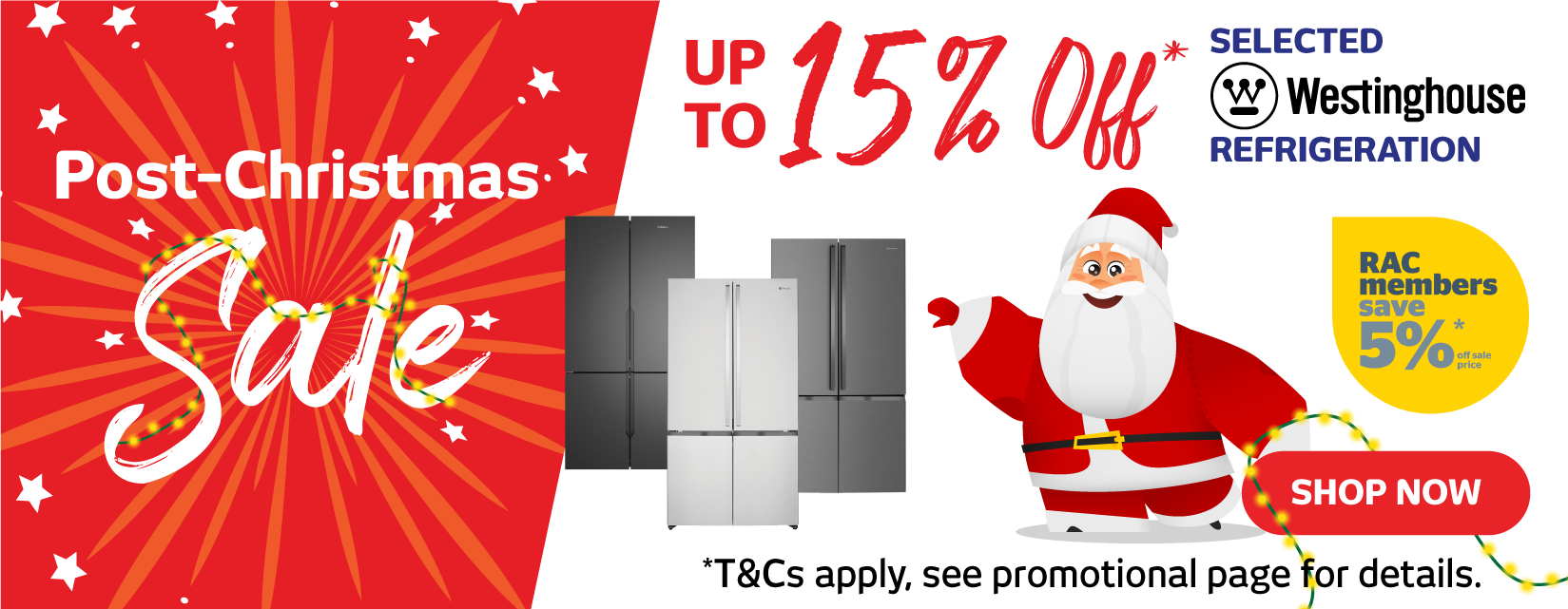 Westinghouse Fridges Boxing Day Sale